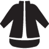 Feature:lengthened back of a jacket